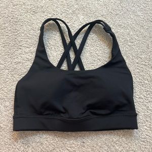 LULULEMON Energy Bra Black Size 2